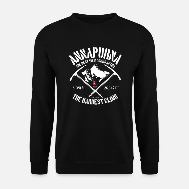 Annapurna - Unisex Pullover - Schwarz