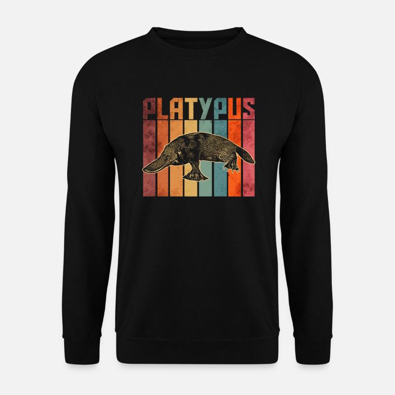 Schnabeltier - Unisex Pullover - Schwarz