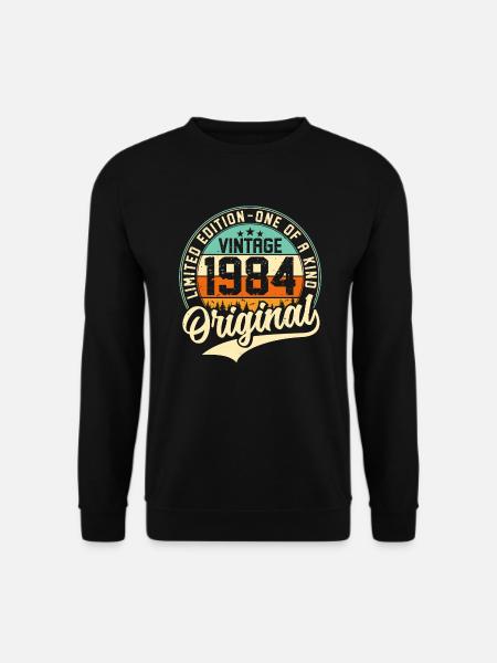 Vintage 1984 Original - Unisex Pullover - Schwarz