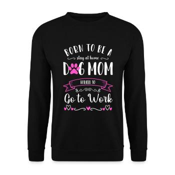 Dog Paw Dog School - Unisex Sweatshirt - black - Front - Alina (178cm) & Michal (187cm)