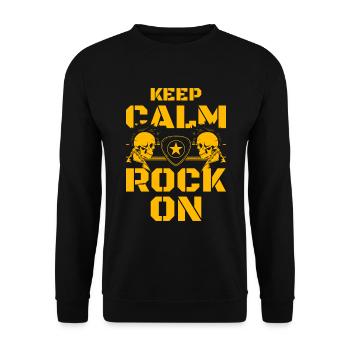 Musique Rock Musique Concert de guitare - Sweat-shirt Unisexe - noir - Devant - Alina (178cm) & Michal (187cm)