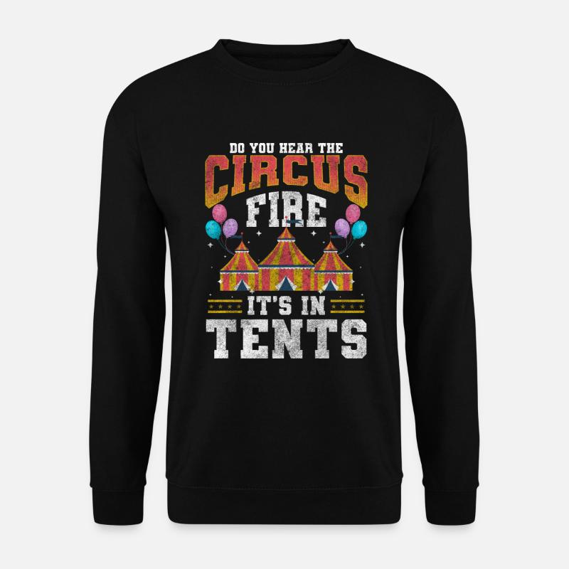 Circus Tent Music Animals - Unisex Sweatshirt - black