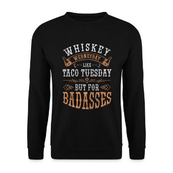Rum Drinking Celebrations Classic - Unisex Sweatshirt - black - Front - Alina (178cm) & Michal (187cm)