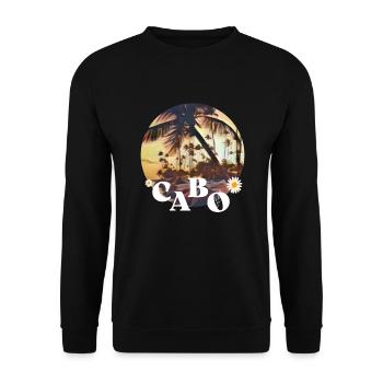 CABO BEACH - Sweat-shirt Unisexe - noir - Devant - Alina (178cm) & Michal (187cm)