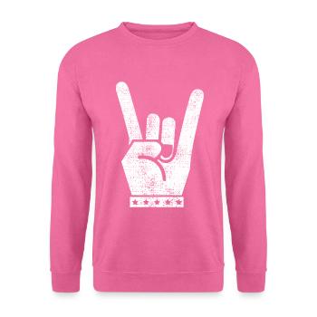 Rock And Roll - Unisex Pullover - Pink - Vorne