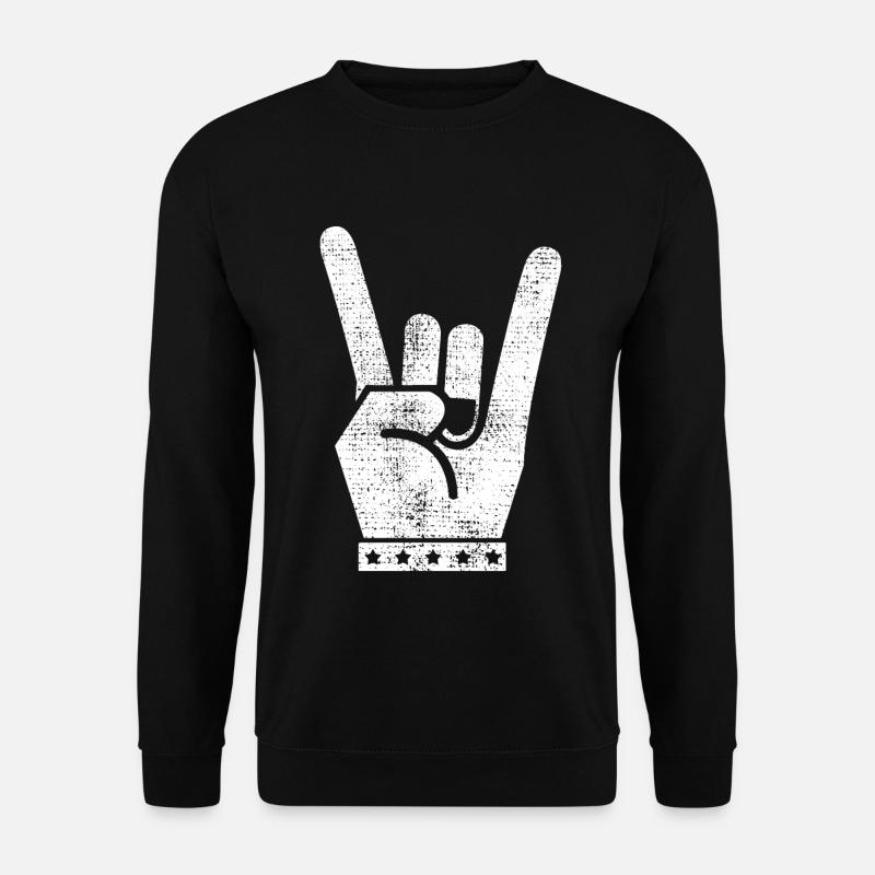 Rock And Roll - Unisex Pullover - Schwarz