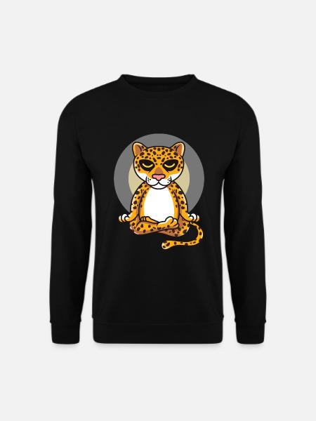 Yoga Jaguar - Sweat-shirt Unisexe - noir