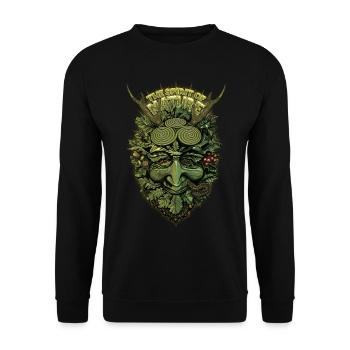 The Spirit of Nature II - Unisex Pullover - Schwarz - Vorne - Alina (178cm) & Michal (187cm)