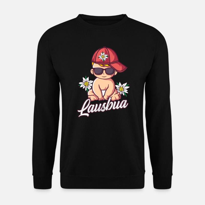 Lausbua - Unisex Pullover - Schwarz