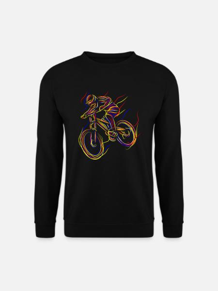 Mountainbike - Unisex Pullover - Schwarz