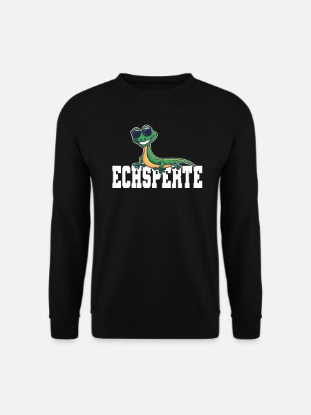 Echsperte funny reptile gift - Unisex Sweatshirt - black