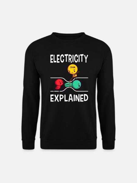 Electrician Electrician Electronics Technician Gift - Unisex Sweatshirt - black