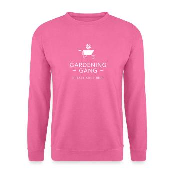 Chemise d'amant de jardinage - Sweat-shirt Unisexe - rose - Devant