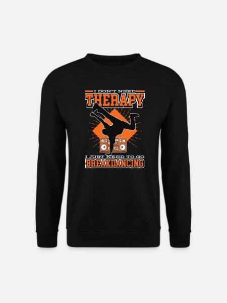 Breakdance Breakdancer Breakdancing Geschenkidee - Unisex Pullover - Schwarz