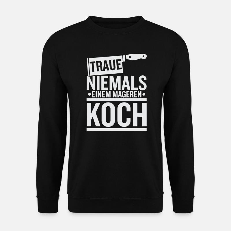 Kochkunst - Unisex Pullover - Schwarz