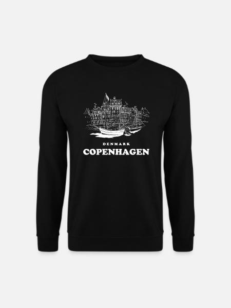 Dänemark Kopenhagen - Unisex Pullover - Schwarz