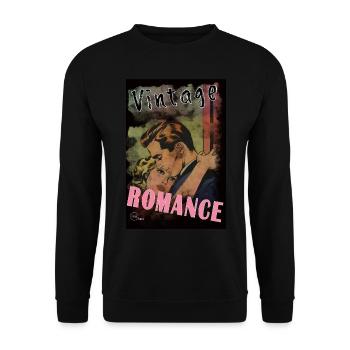 VINTAGE ROMANCE 5 BIS By Yume Origins - Sweat-shirt Unisexe - noir - Devant - Alina (178cm) & Michal (187cm)