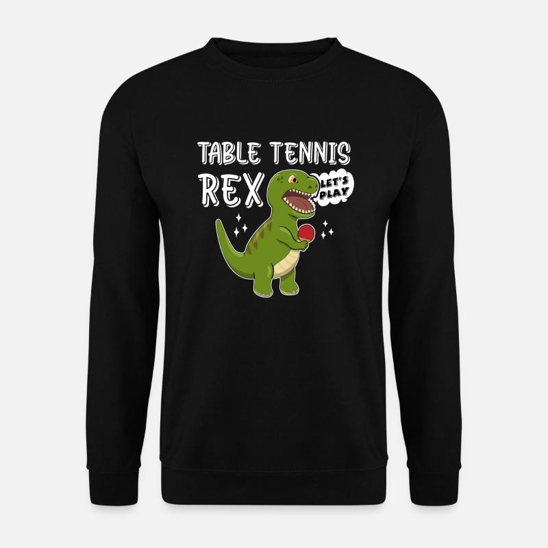 Table Tennis T-Rex - Unisex Sweatshirt - black