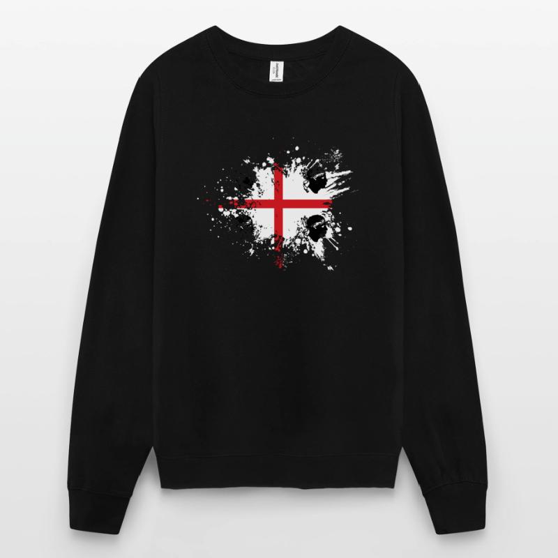 Sardaigne Drapeau Klecks Drapeau sarde Spritzer Sweat-shirt Unisexe