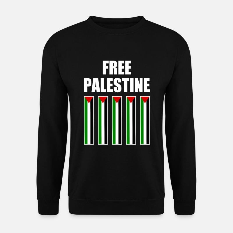 Free palestine - Unisex Pullover - Schwarz