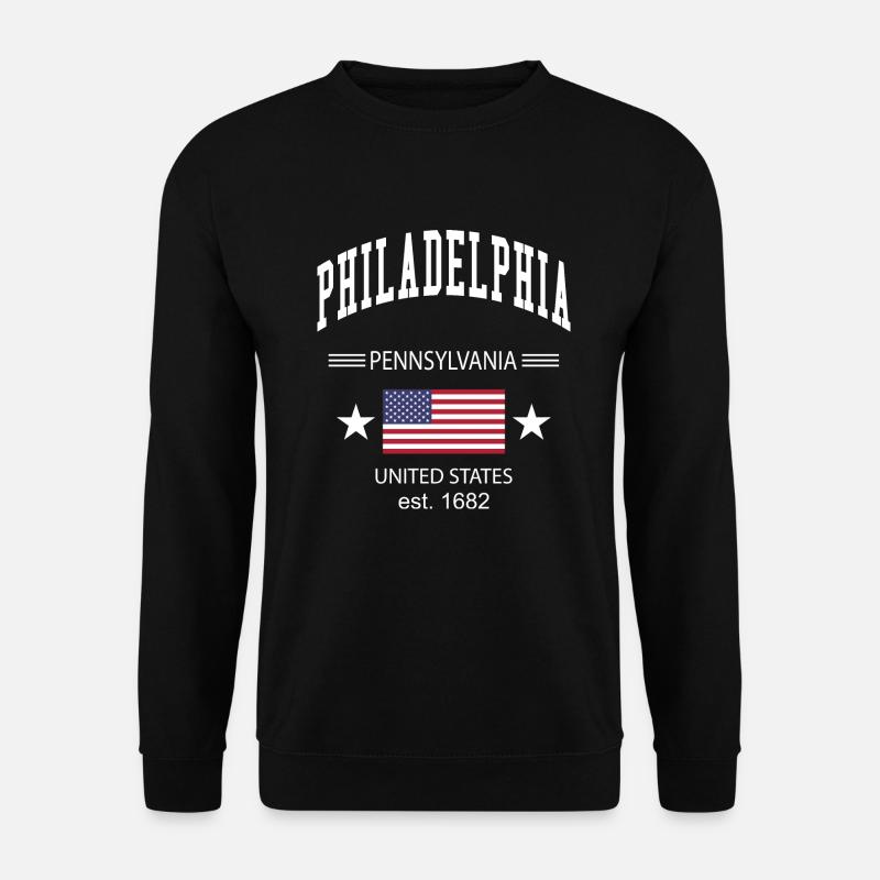 Philadelphia - Unisex Pullover - Schwarz