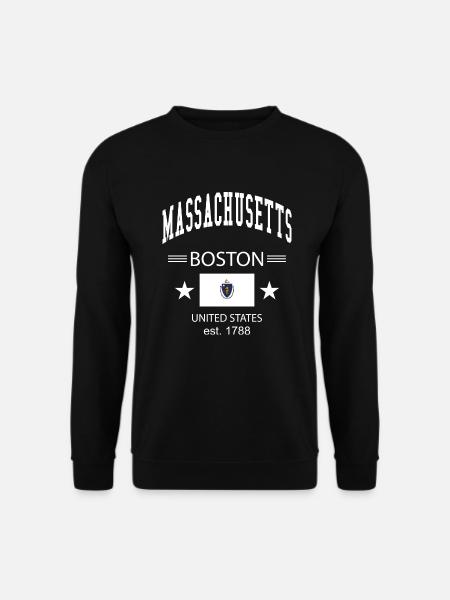 Massachusetts - Unisex Sweatshirt - black