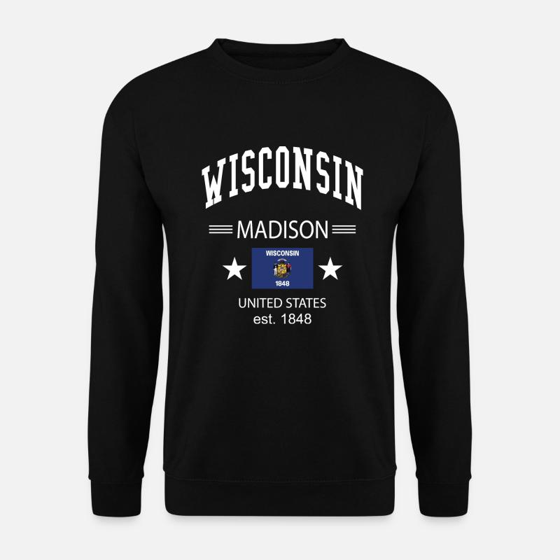Wisconsin - Unisex Sweatshirt - black