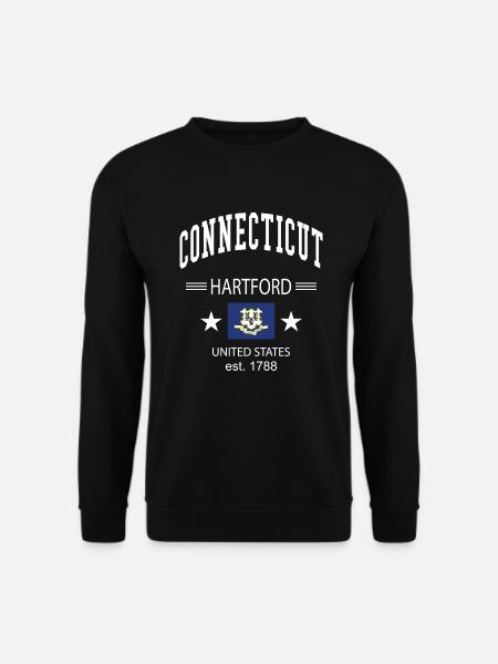 Connecticut - Sweat-shirt Unisexe - noir