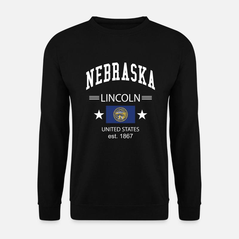 Nebraska - Unisex Sweatshirt - black