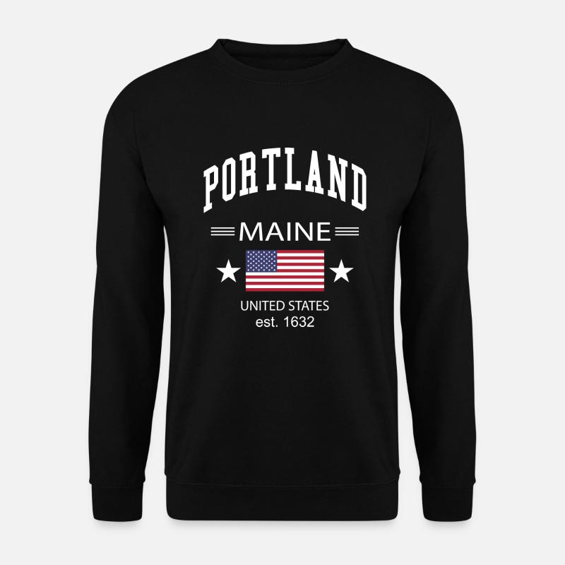 Portland - Unisex Pullover - Schwarz