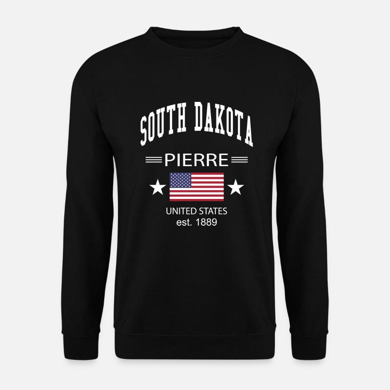 Dakota du Sud - Sweat-shirt Unisexe - noir