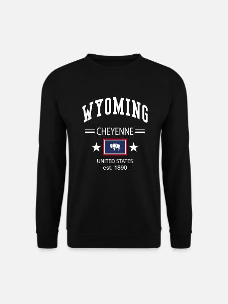 Wyoming - Unisex Sweatshirt - black