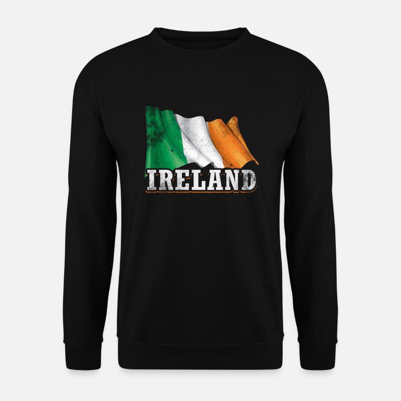 Irlande Drapeau - Sweat-shirt Unisexe - noir
