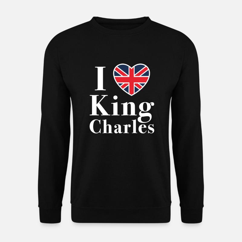 I Love King Charles - Unisex Sweatshirt - black