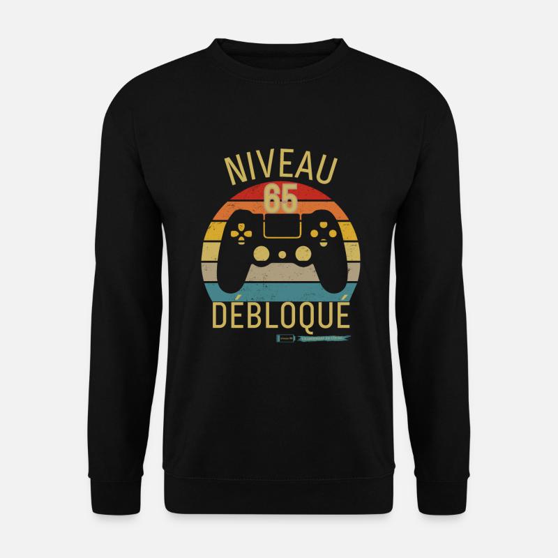 NIVEAU 65 DÉBLOQUE - Sweat-shirt Unisexe - noir
