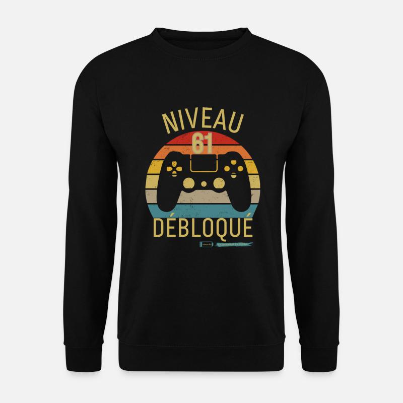 STUFE 61 FREIGESCHALTET - Unisex Pullover - Schwarz