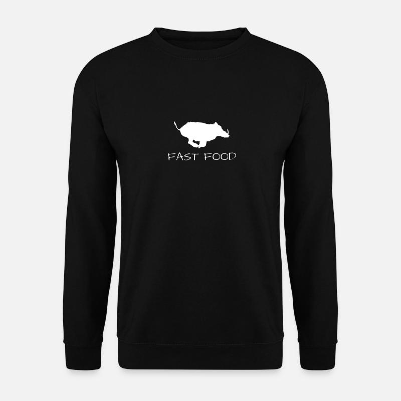 FAST FOOD - Limited Edition Wildschwein - Unisex Pullover - Schwarz