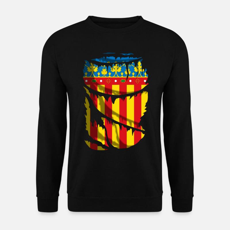 Drapeau de la Communauté valencienne - Sweat-shirt Unisexe - noir