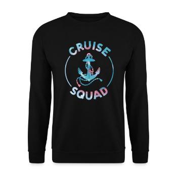 First Time Cruiser Cruise 2022 Tie Dye Print - Sweat-shirt Unisexe - noir - Devant - Alina (178cm) & Michal (187cm)