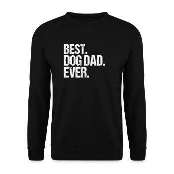 Meilleur chien papa jamais propriétaire de chien - Sweat-shirt Unisexe - noir - Devant - Alina (178cm) & Michal (187cm)