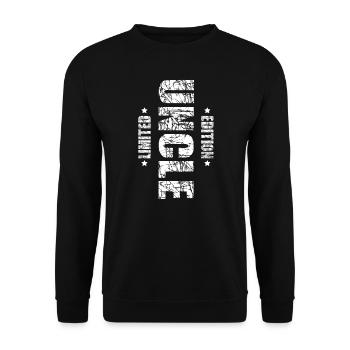 Uncle Nephew Godchild Édition Vintage Limitée - Sweat-shirt Unisexe - noir - Devant - Alina (178cm) & Michal (187cm)