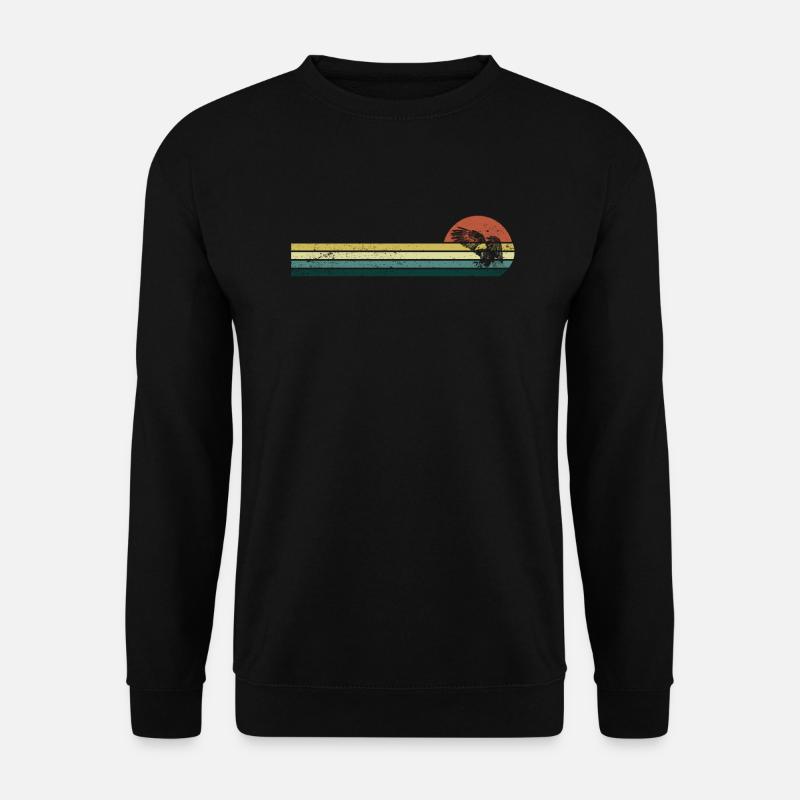 Adler retro - Unisex Sweatshirt - black