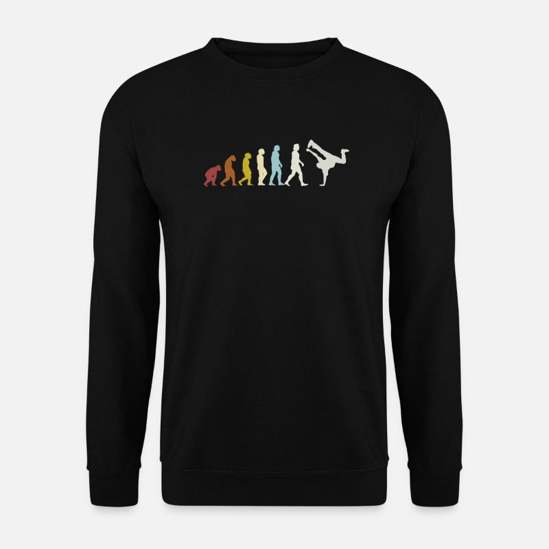 Breakdance Hip Hop Breakdancer Evolution - Unisex Pullover - Schwarz
