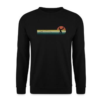 Breakdance Hip Hop Breakdancer Streetdance - Unisex Pullover - Schwarz - Vorne - Alina (178cm) & Michal (187cm)