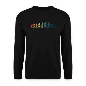 Gamer Gaming Gaming Controller Console Evolution - Sweat-shirt Unisexe - noir - Devant - Alina (178cm) & Michal (187cm)