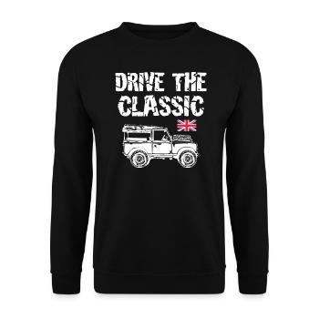 Conduisez le Classic - Sweat-shirt Unisexe - noir - Devant - Alina (178cm) & Michal (187cm)