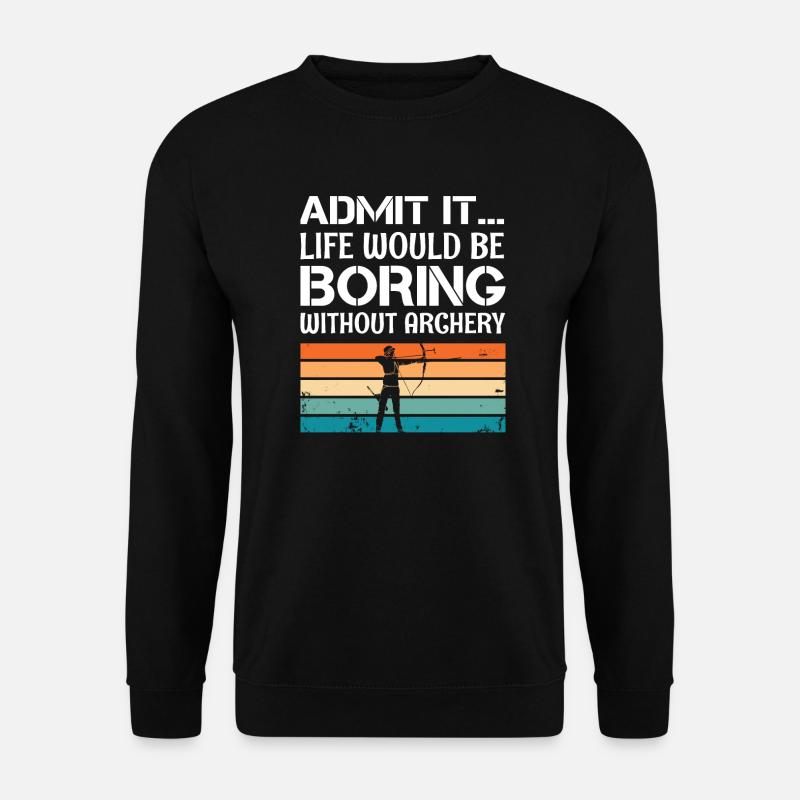 Archery Archer Longbow Target - Unisex Sweatshirt - black