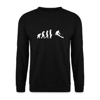 Skier Evolution Ski Après-Ski - Sweat-shirt Unisexe - noir - Devant - Alina (178cm) & Michal (187cm)
