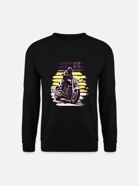 Motorrad Kurvenfahrt Rocket 3 - Unisex Pullover - Schwarz