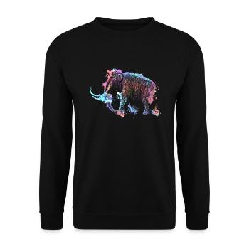Mammouth - Sweat-shirt Unisexe - noir - Devant - Alina (178cm) & Michal (187cm)